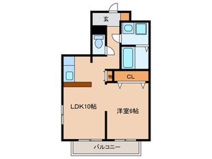 コンドミニアム福大前の物件間取画像